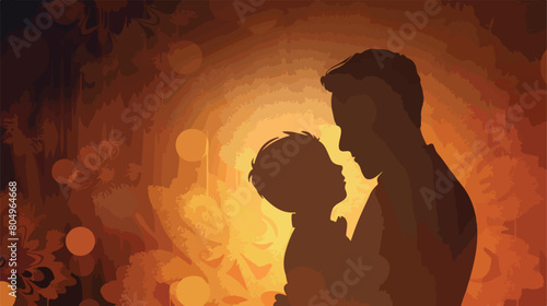 Happy fathers day lace Vector stylee vector design illustration photo