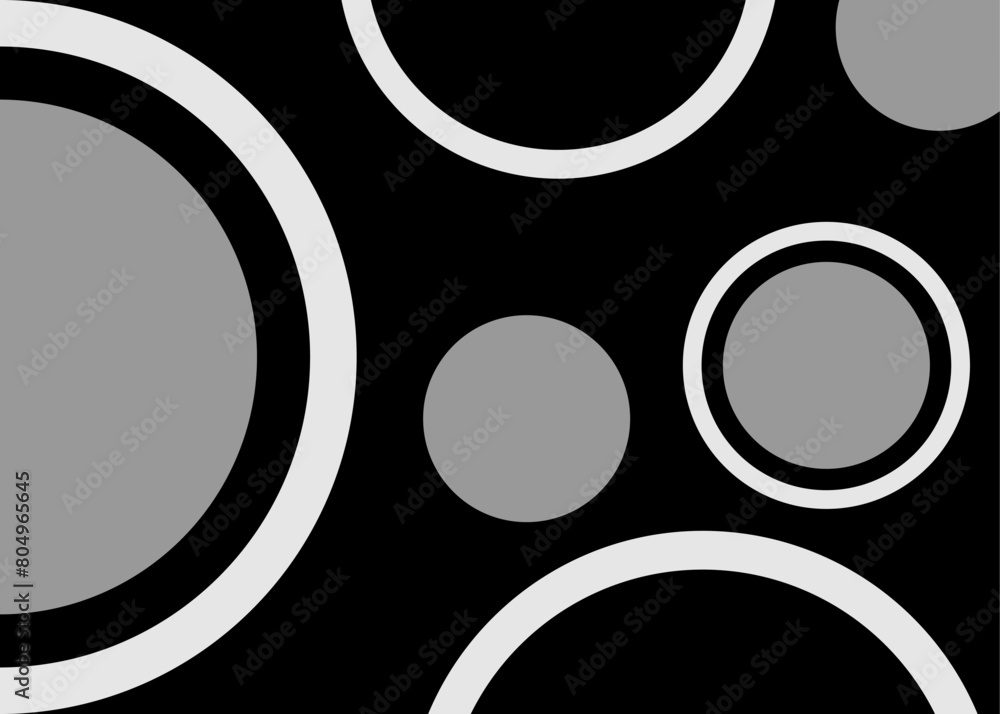 Black And White Abstract Circle Pattern Background Black And White Abstract Circle Pattern Background