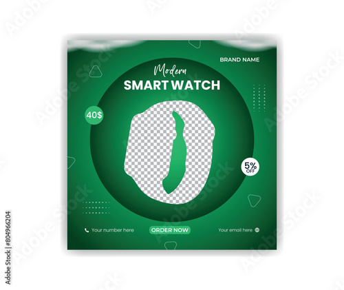 Flash sale social media post design template.