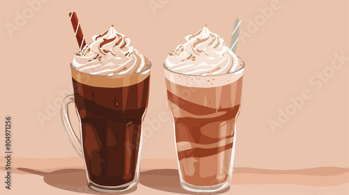 Isolated chocolate drink design Vector stylee vector design