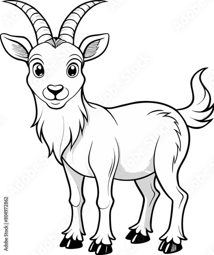 illustration of a goat © sanverrstudio