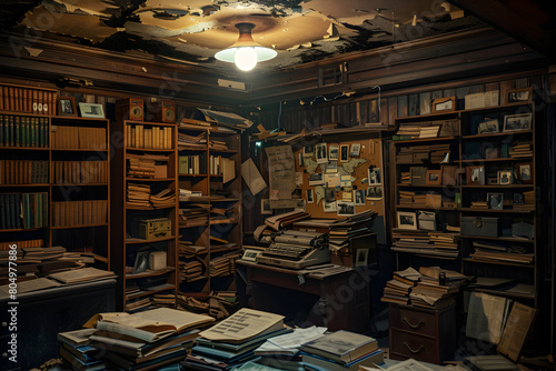 The Forgotten Chronicles: Inside Vintage Criminal Investigation Room