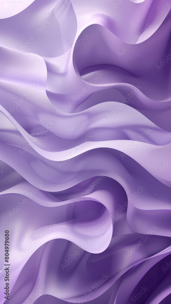 Fototapeta premium Vibrant Purple Waves, Abstract Background