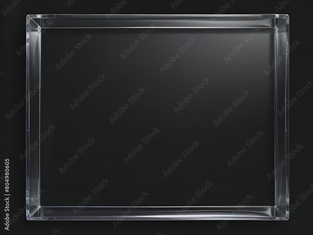 a clear square glass cube a clear square glass cube