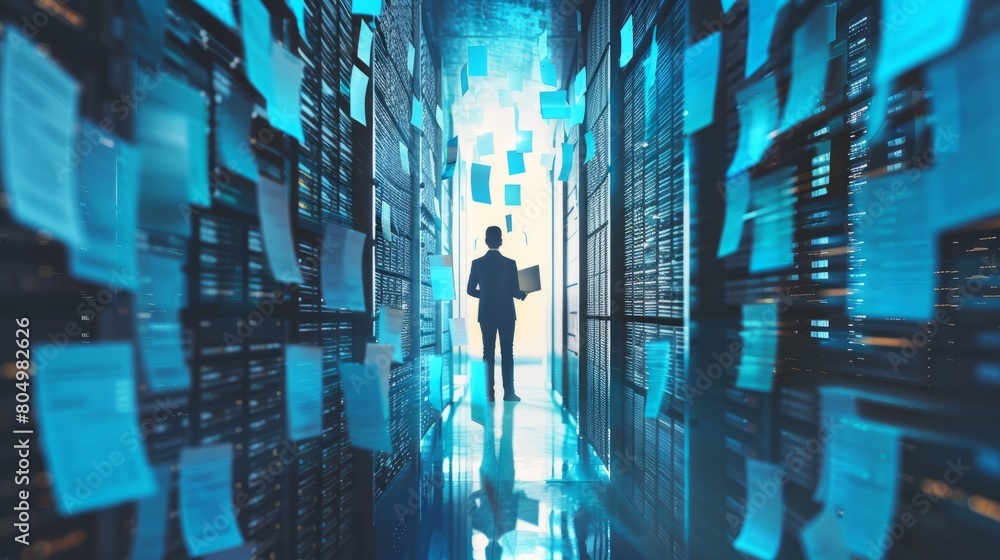 Compliance and Governance, Illustrate a scenario that highlights how advanced document management technologies ensure regulatory compliance and governance standards Compliance and Governance, Illustrate a scenario that highlights how advanced document management technologies ensure regulatory compliance and governance standards