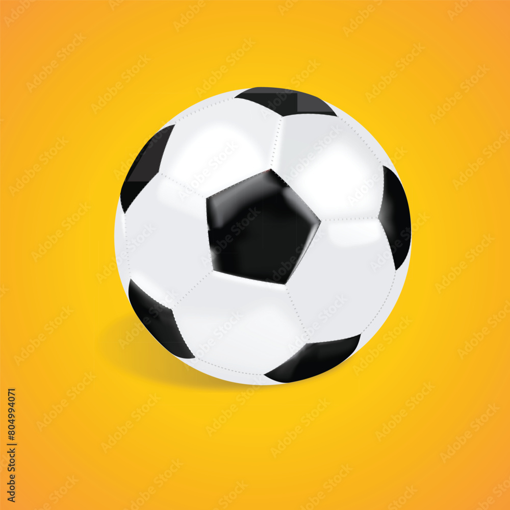 Football or soccer vector illustration isolated on background Football or soccer vector illustration isolated on background