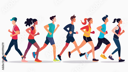 People active design vector illustration eps10 graphic