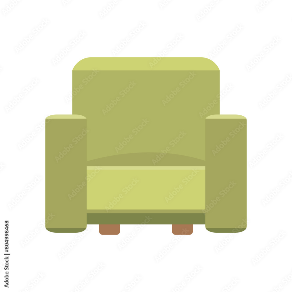 Armchair flat. Armchair icon isolated Armchair flat. Armchair icon isolated