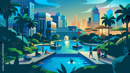 Seek out the hidden oases of your city, where pockets of calm and tranquility offer respite from the chaos of urban life