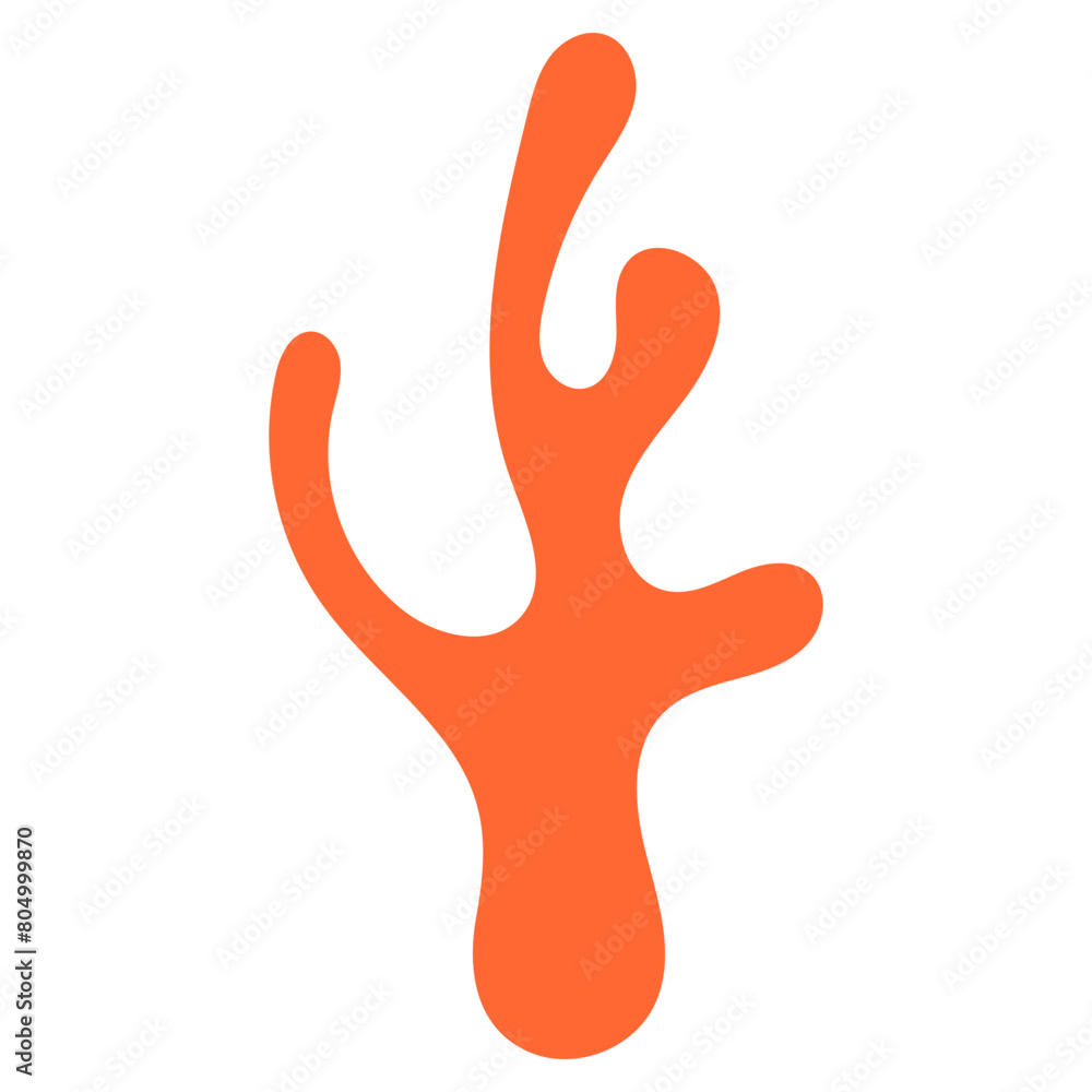 Obraz premium Abstract Coral Illustration