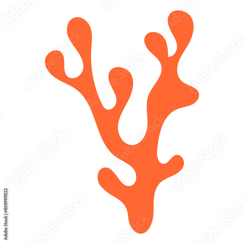 Abstract Coral Illustration © Zelean