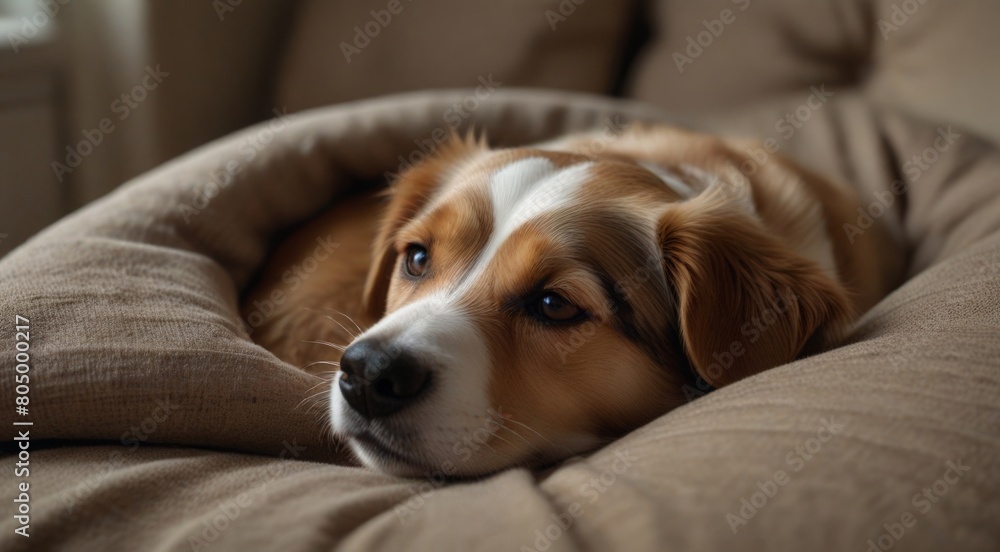 dog sleeping on couch dog sleeping on couch