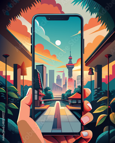 Urban Exploration Through Smartphone: Digital Window to a Cityscape