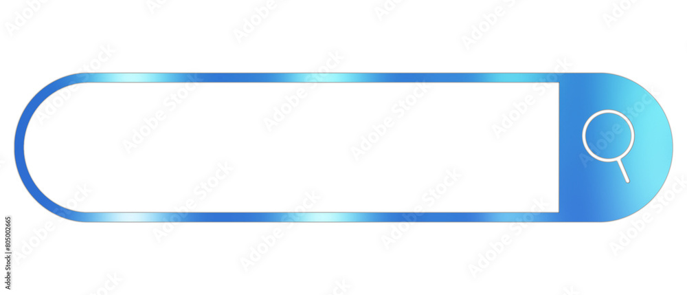 Glossy Blue Search Bar Isolated on White. Can be used as a Text Frame. Glossy Blue Search Bar Isolated on White. Can be used as a Text Frame.