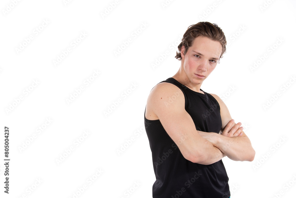 Attractive young guy and studying. Happy student. Attractive young guy and studying. Happy student.