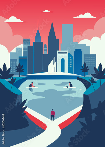 Seek out the hidden oases of your city, where pockets of calm and tranquility offer respite from the chaos of urban life