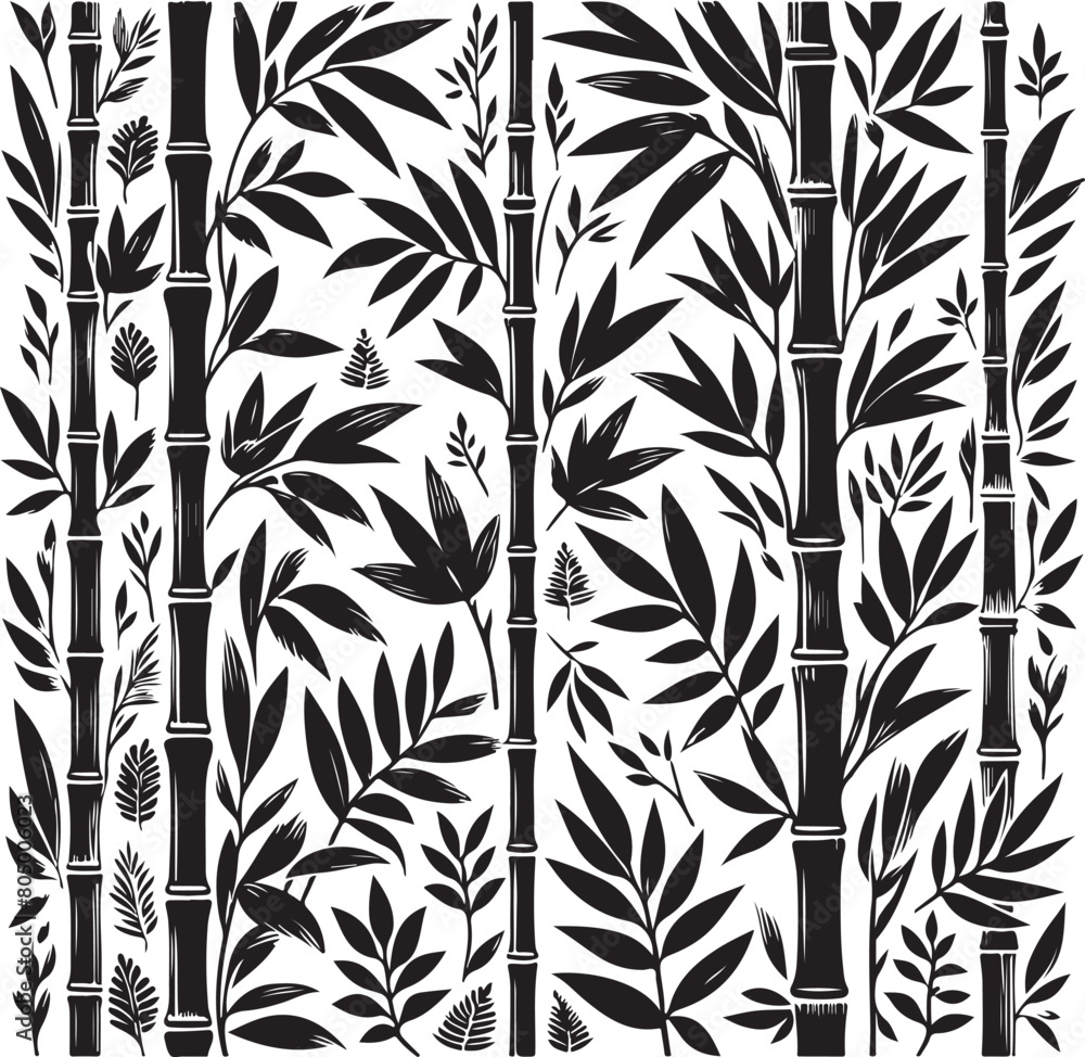 Bamboo Illustration Bamboo Illustration