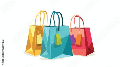 Shopping design over white background vector illustration