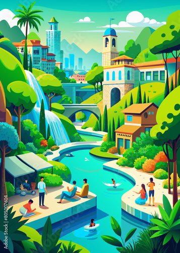 Seek out the hidden oases of your city, where pockets of calm and tranquility offer respite from the chaos of urban life