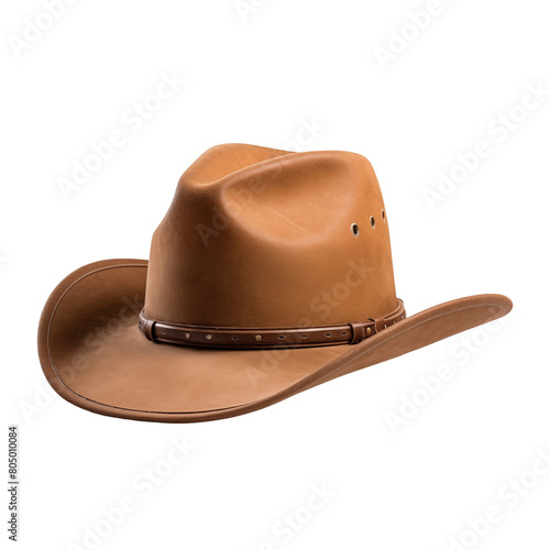 Cowboy hat isolated on transparent or white background, png
