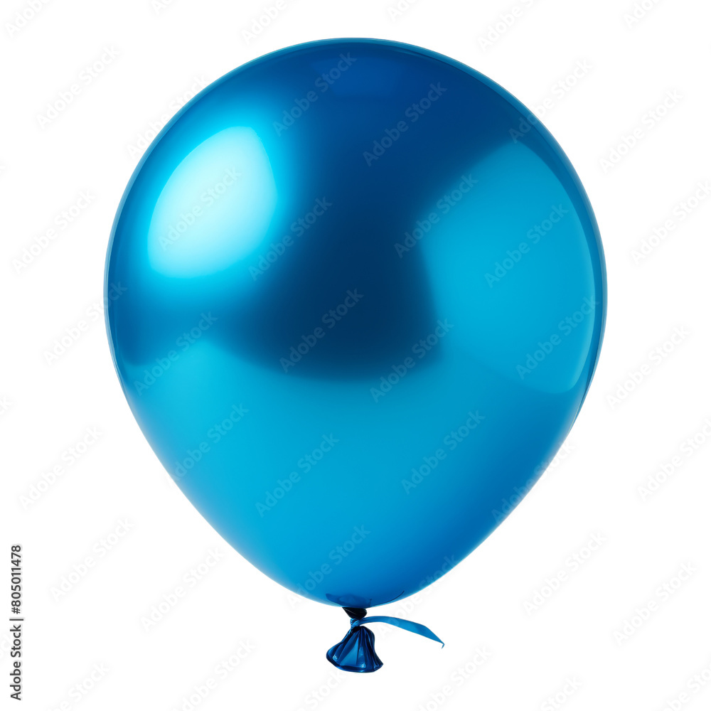 blue balloon isolated on transparent background cutout blue balloon isolated on transparent background cutout