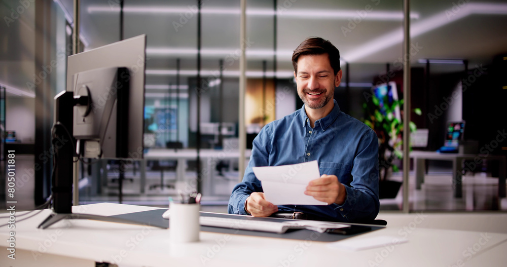 Portrait Of Happy Young Businessman Portrait Of Happy Young Businessman