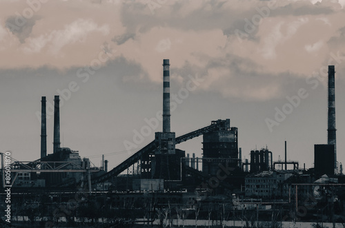 Azovstal plant destroyed during the war in Mariupol Ukraine