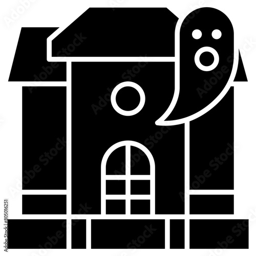 ghost, horror, fantasy, halloween, haunted, house Icon