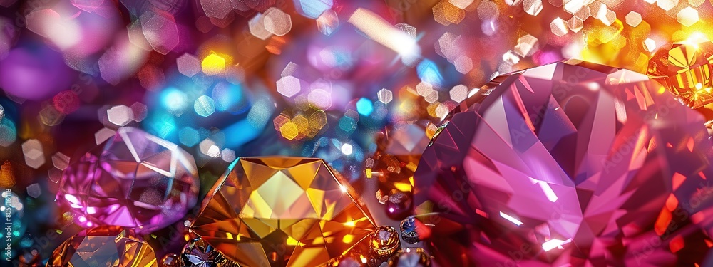 gemstones on colorful background close-up macro photo gemstones on colorful background close-up macro photo