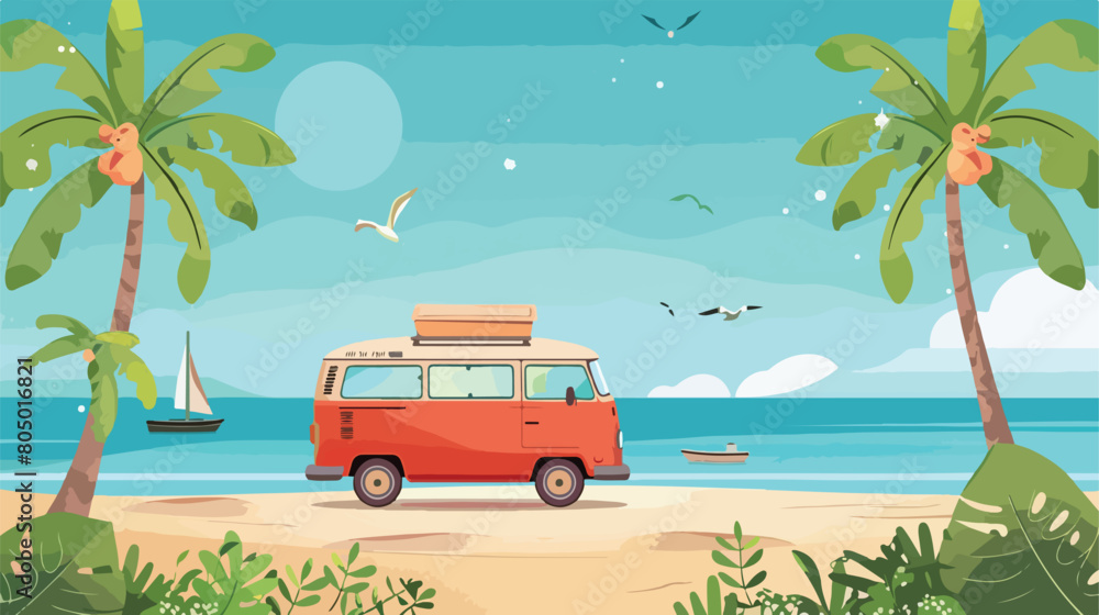 Summer vacations design vector illustration 