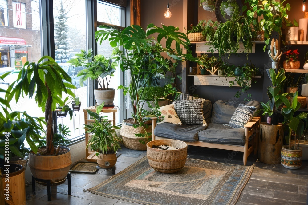 nursery showcasing a variety of indoor plants