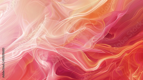 serene blend of peach and crimson, ideal for an elegant abstract background