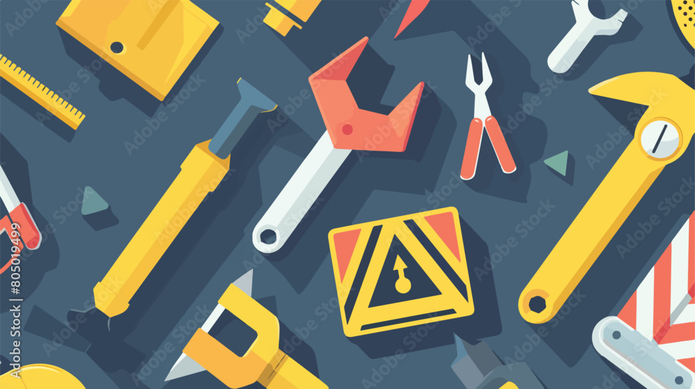 Tools blank warnings icon vector illustration image Stock Vector ...