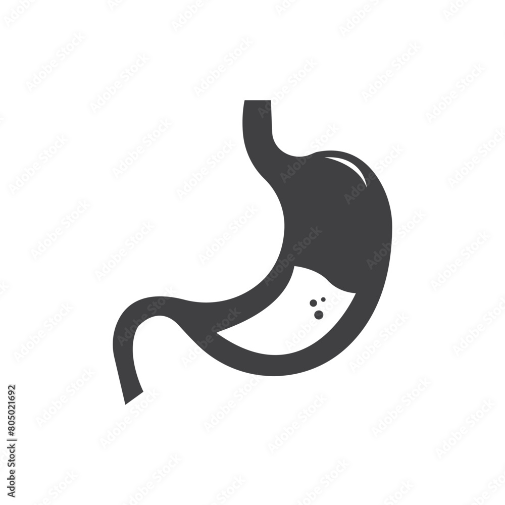 Stomach icon illustration Stomach icon illustration