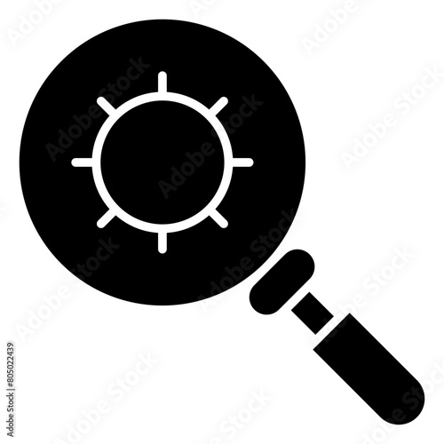 scan, virus, lense, search, tool Icon