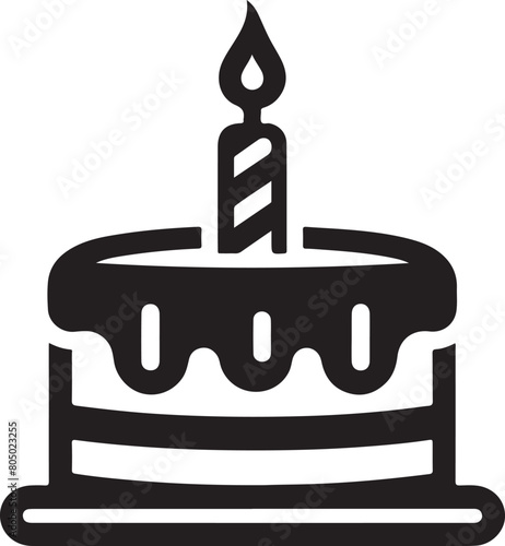birthday cake with candles