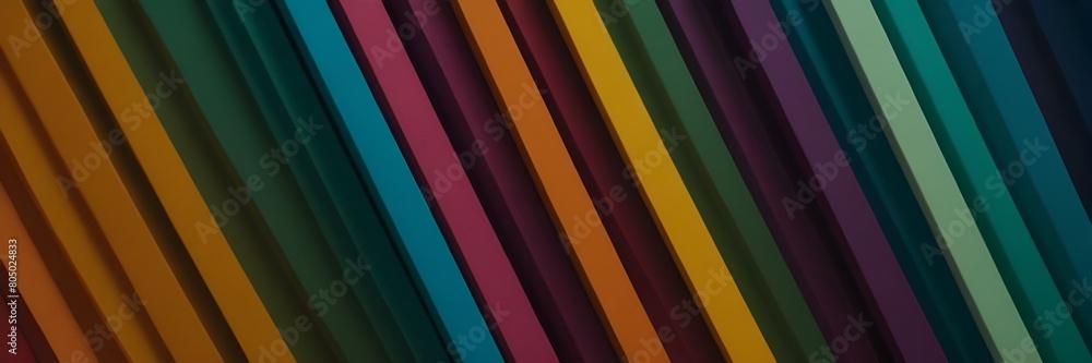 Obraz premium abstract background of lines of color in random placement next to each other. blue, red, orange, black, green, yellow and etc