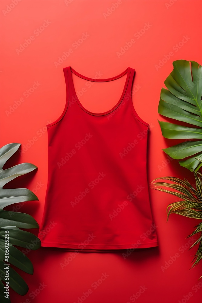 A sporty tank top mockup A sporty tank top mockup