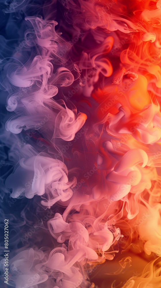 Seamless vivid with smokey textures in a gradient background Seamless vivid with smokey textures in a gradient background