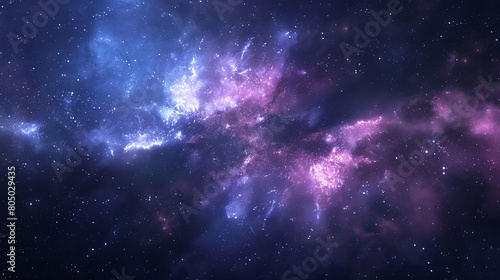 Night sky galaxy star space sky night galaxy background universe starry in nebula. © Papisut