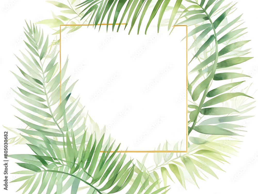 Colorful tree photo frames in various shades of green. With leaves falling along the edges of the container, the leaves turn green on a white background. Colorful tree photo frames in various shades of green. With leaves falling along the edges of the container, the leaves turn green on a white background.