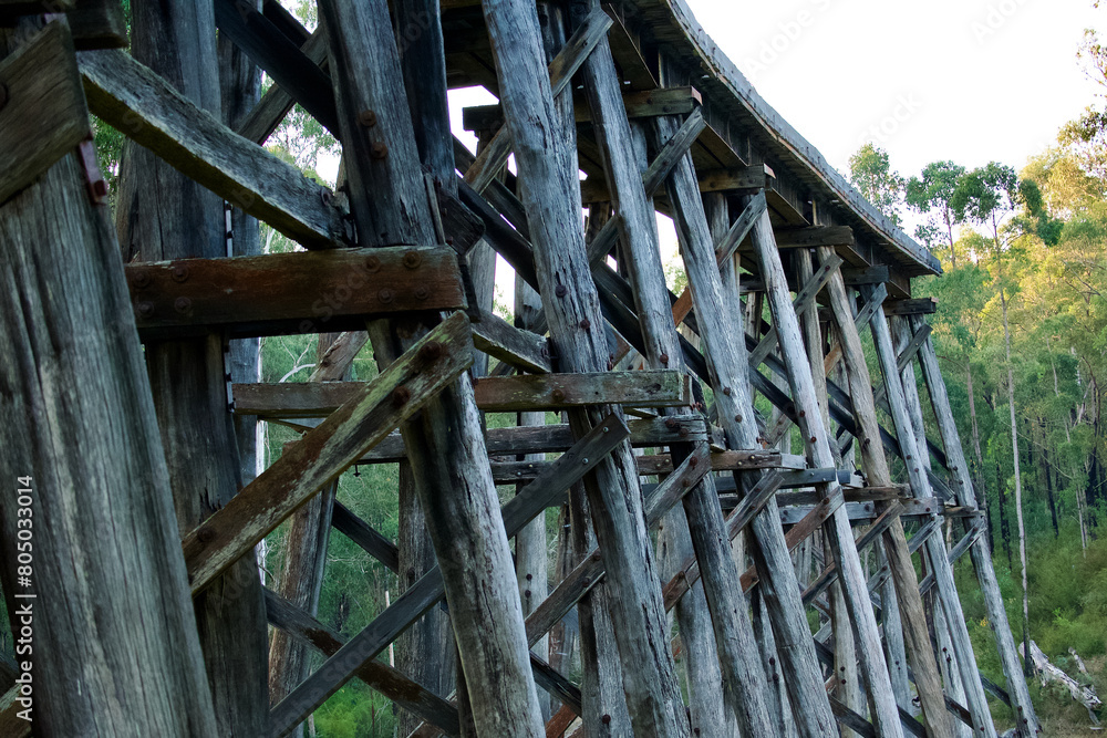 old wooden bridge