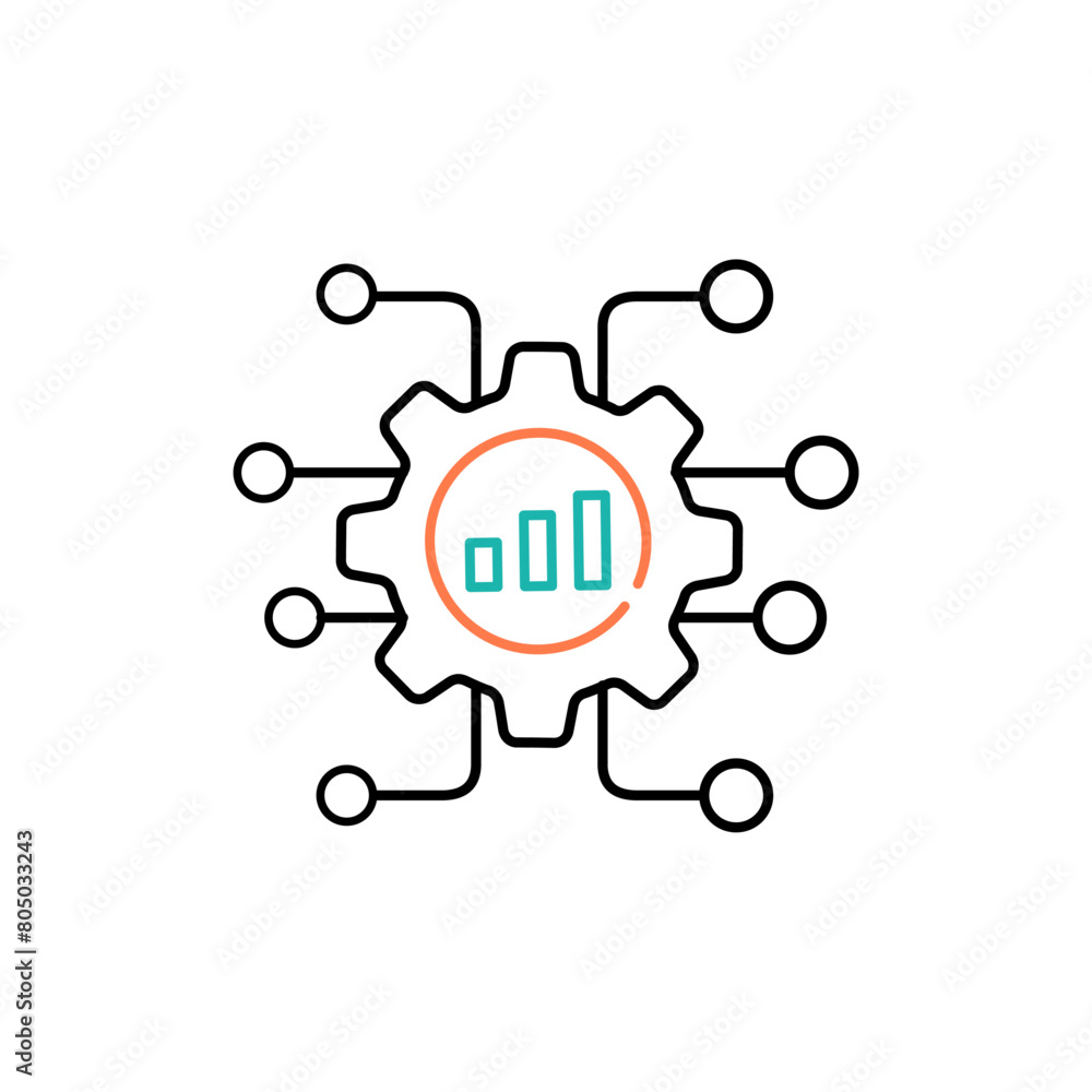 Expert System AI Decision Support Vector Icon Design Expert System AI Decision Support Vector Icon Design