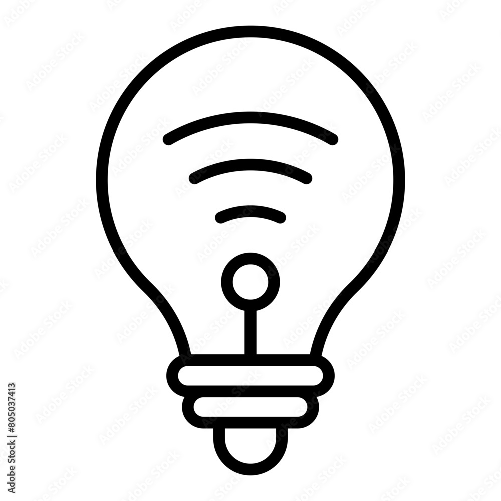 Light Bulb line icon Light Bulb line icon