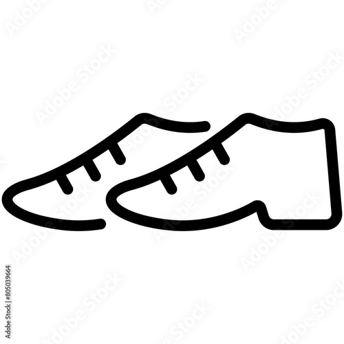 shoes line icon