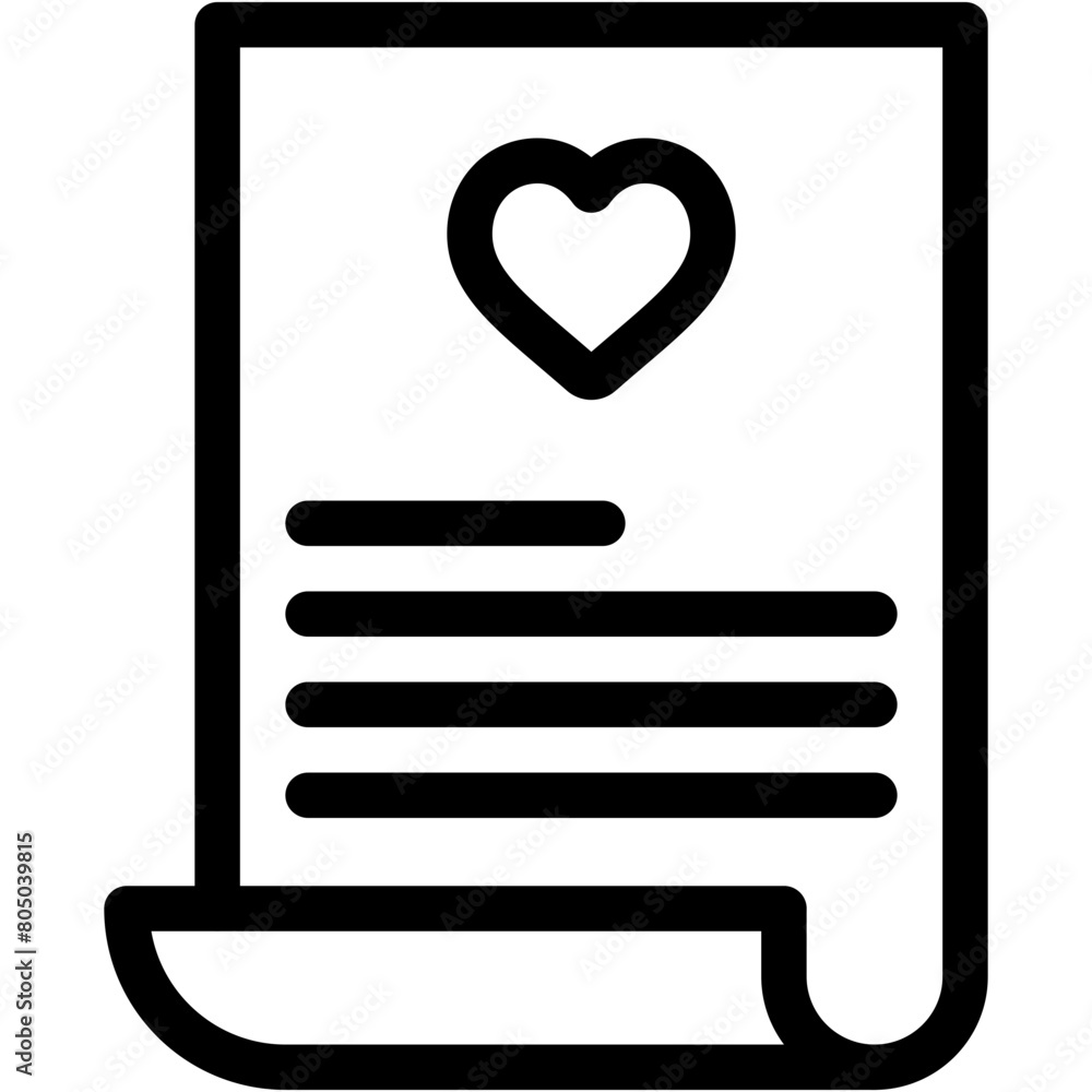 love, love letter, letter, heart , love and romance, miscellaneous, valentines day, valentine Icon