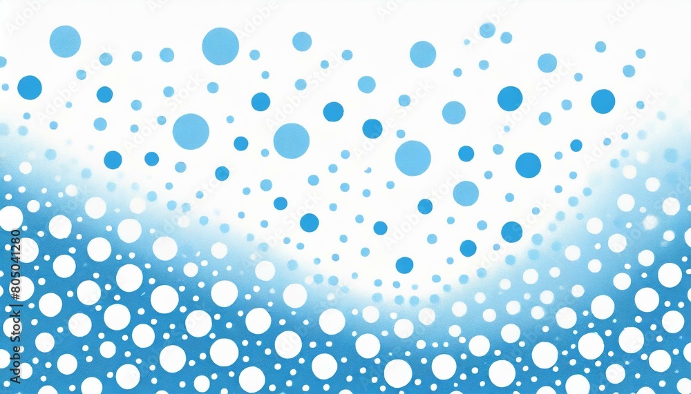 清涼感、明るめの白い背景、くっきり、青空、跳ねる大きな水玉を描くイラスト generated by AI 清涼感、明るめの白い背景、くっきり、青空、跳ねる大きな水玉を描くイラスト generated by AI