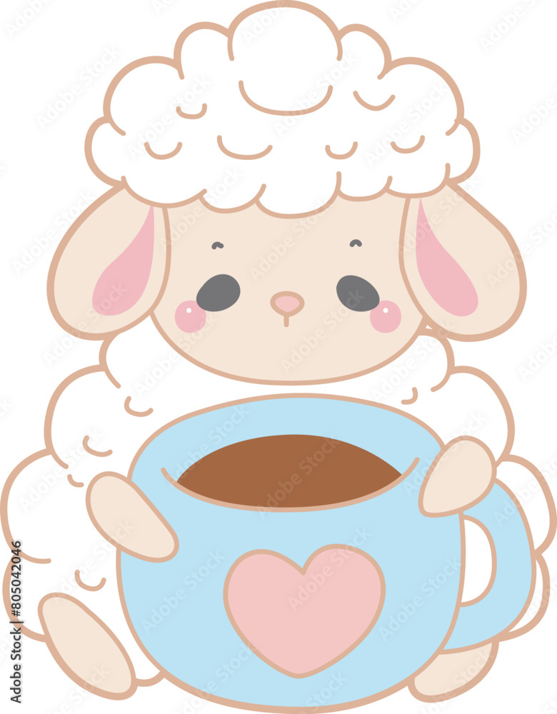 Cute sheep hand drawn emotes icon. Baby sheep illustration activites. Funny sheep clip art elements.
Cute sheep hand drawn emotes icon. Baby sheep illustration activites. Funny sheep clip art elements.