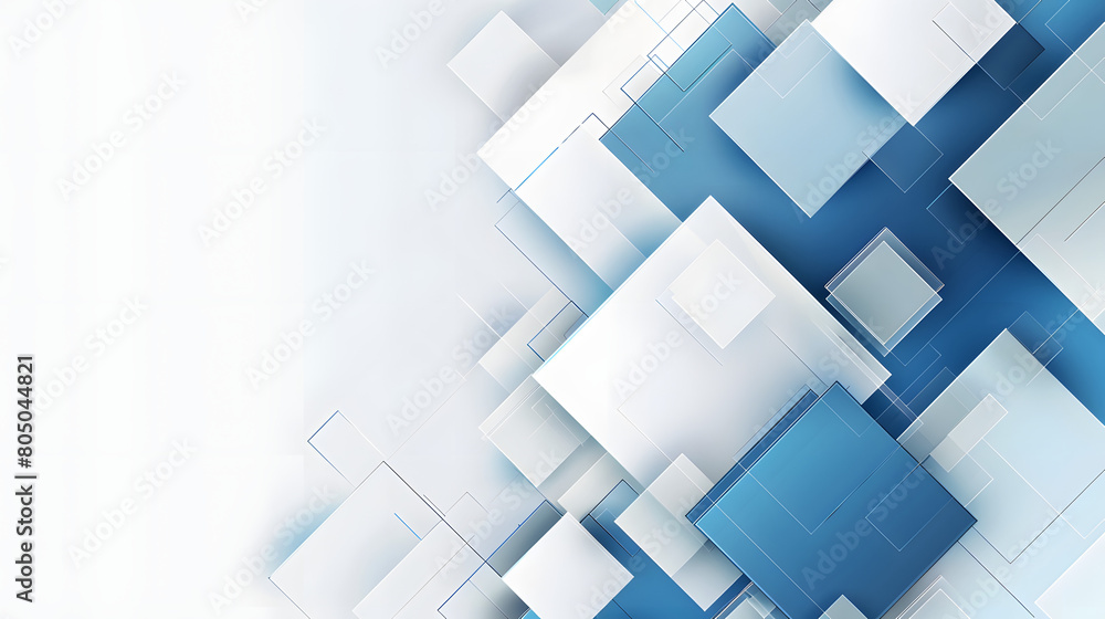 abstract blue and white square background abstract blue and white square background