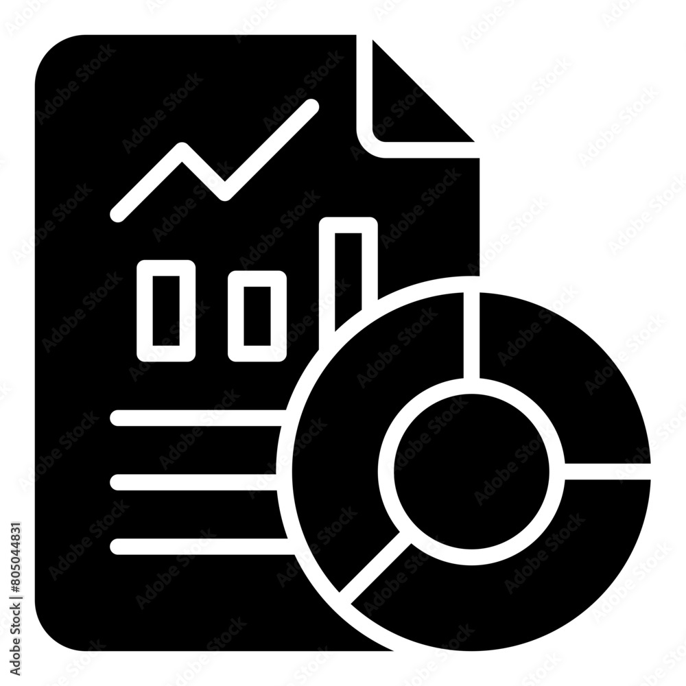Data Visualization glpyh icon Data Visualization glpyh icon